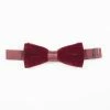 Aliexpress Burgundy Velvet Pre-Tied Bow Tie 1950s