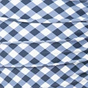 Unique Vintage Plus Size Navy & White Gingham Monroe Halter Swim Top Swimwear