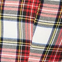 Magnolia Place Red & White Plaid Print Face Mask Accessories