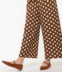 Demfon International (Chelsea Crew) Chelsea Crew Brown Suede Prime Mary Jane Flats