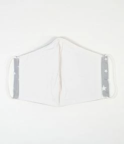 Accessories Magnolia Place Grey & White Stars Print Face Mask