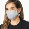 Accessories Magnolia Place Grey & White Stars Print Face Mask