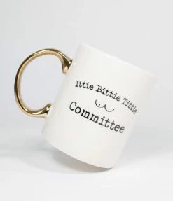 Unique Vintage Ittie Bittie Tittie Committee Coffee Mug 1950s