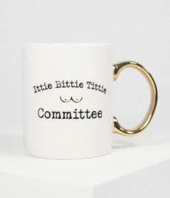 Unique Vintage Ittie Bittie Tittie Committee Coffee Mug 1950s