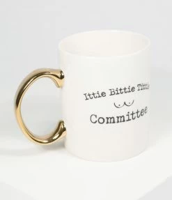 Unique Vintage Ittie Bittie Tittie Committee Coffee Mug 1950s