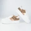 OUR LOVE LETTER INC Shoes White & Leopard Platform Sneakers