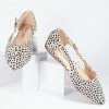 Unique Vintage Cheetah Print Suede Flats