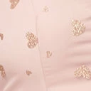 Unique Vintage Plus Size Dusty Pink Glitter Hearts Georgia Swing Dress