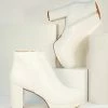 Demfon International (Chelsea Crew) 1960s Chelsea Crew White Disco Booties
