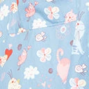 Unique Vintage Plus Size Blue & Multi Cat Print Hedda Swing Dress