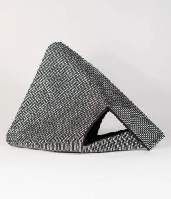 FAME Accessories Black & Silver Rhinestone Handbag