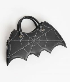 Unique Vintage Black Bat Purse Handbags