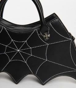 Unique Vintage Black Bat Purse Handbags