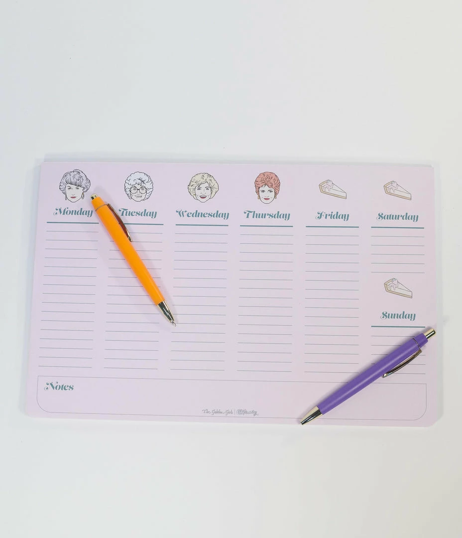Cakeworthy Golden Girls Weekly Desk Planner Gifts & Home