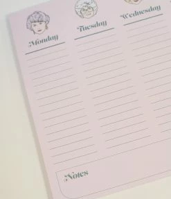 Cakeworthy Golden Girls Weekly Desk Planner Gifts & Home