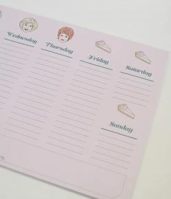 Cakeworthy Golden Girls Weekly Desk Planner Gifts & Home