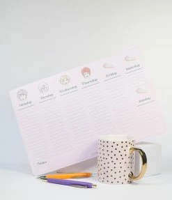 Cakeworthy Golden Girls Weekly Desk Planner Gifts & Home