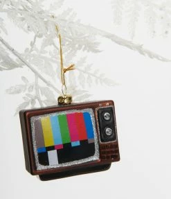 Cody Foster Retro Television Glass Ornament Accessories