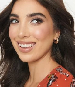 8 Other Reasons 14K Plated Gold Classic Huggie Earrings