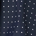 Swimwear Unique Vintage Navy & White Pin Dot Pin-Up Coronado Swim Skirt