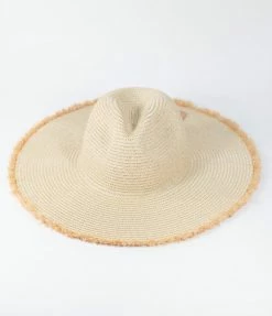 Joia Beige Straw Wide Brim Western Hat