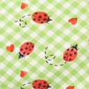 Unique Vintage Plus Size Green Gingham & Ladybug Mrs Cooper Swim Bottoms Swimwear