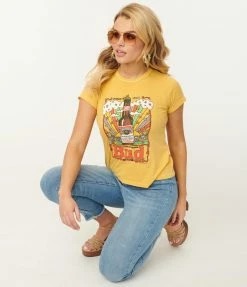 Tops Junk Food Vintage King Of Beers Budweiser Graphic Tee