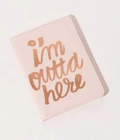 Ban.do Light Pink Outta Here Passport Holder Gifts & Home