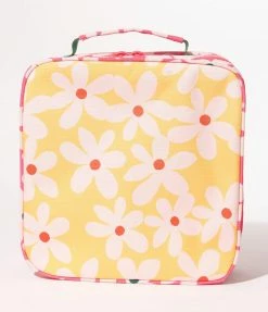 Ban.do Handbags Multicolor Daisy Print Square Lunchbag