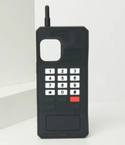 Unique Vintage Black Retro Mobile IPhone 12 Case