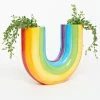 DOIY Rainbow Ceramic Double Vase Accessories