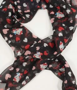 1950s Hello Kitty X Unique Vintage Call Me Love Print Hair Scarf