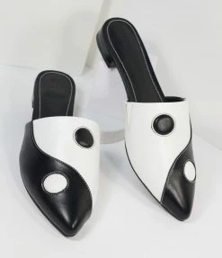 MCLC Shoes Yin & Yang Balancing Act Mules