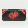 Lifestyle Group (UK) Ltd Black & Red Spanish Rose Zipper Wallet