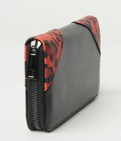 Lifestyle Group (UK) Ltd Black & Red Spanish Rose Zipper Wallet
