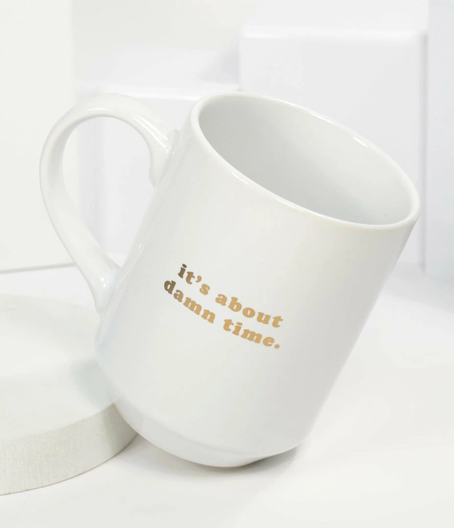 FRINGE STUDIO, LLC Accessories About Damn Time Coffee Mug