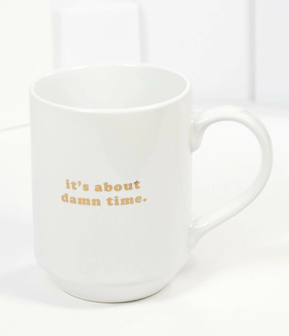 FRINGE STUDIO, LLC Accessories About Damn Time Coffee Mug