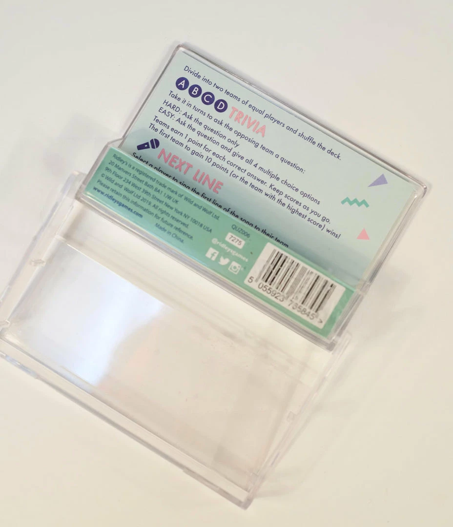 Chronicle Books 1980s Music Trivia Game