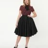 Bottoms Magnolia Place Black Sally Swing Skirt