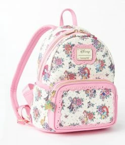 Loungefly Disney Princesses Tattoo Florals Mini Backpack Accessories