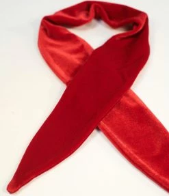 Faire (I'm With The Band) 1980s & 1990s Red Velvet Scarf