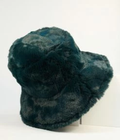 Q2 Emerald Plush Bucket Hat Accessories