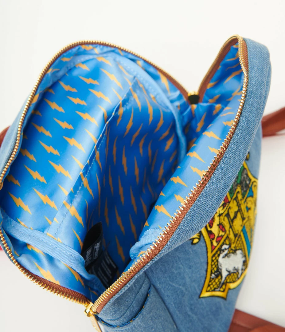 Cakeworthy Hogwarts Denim Mini Backpack