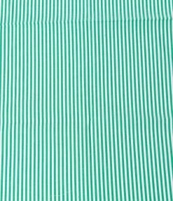 Unique Vintage Green & White Stripe Hair Scarf 1950s