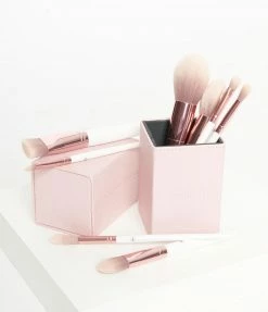 Joia Accessories Pink Beauty Brushes & Case Set