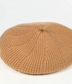 Joia Accessories Camel Tan Knit Beret