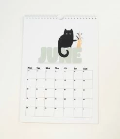 Faire (Daniella Illustrates) Kitty 2022 Wall Calendar