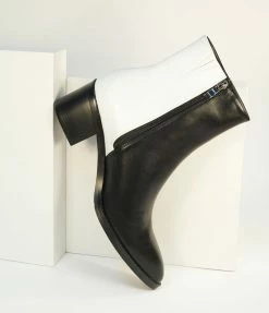 MCLC Yin & Yang Heel Booties Shoes
