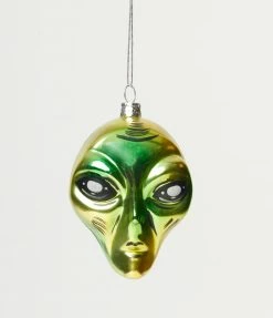 Cody Foster Green Alien Glass Ornament