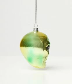 Cody Foster Green Alien Glass Ornament
